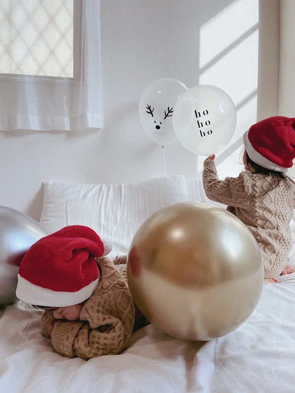 〈Balloon〉Christmas 風船（2個set） | クリスマス 4枚目の画像
