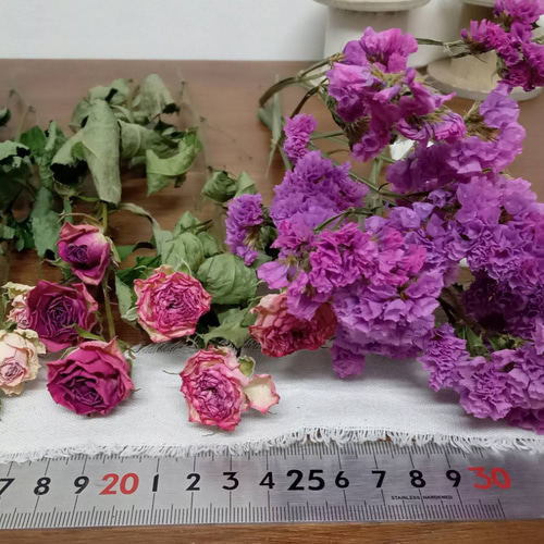 ドライフラワー スプレーバラピンクセット その他素材 Rose｡｡ 通販