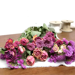 短め　ドライフラワー　スプレー薔薇　花材セット 楽天市場】AFドライ・スプレーローズ2色セット （ピンク系