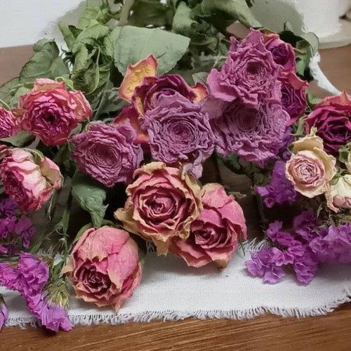 ドライフラワー スプレーバラピンクセット その他素材 Rose｡｡ 通販