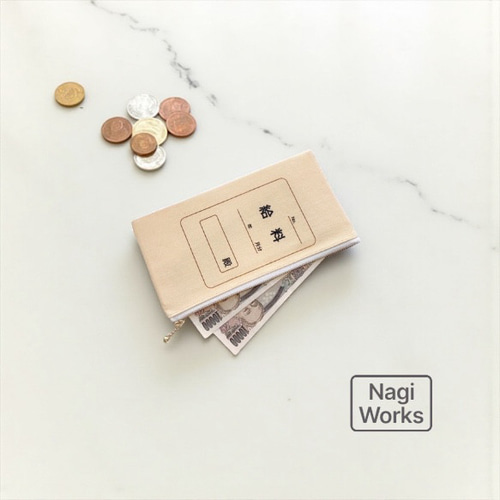 さよなら茶封筒！ お札入れポーチ 給料袋 その他ミニ財布・コンパクト