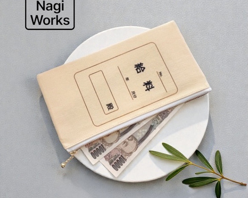 さよなら茶封筒！ お札入れポーチ 給料袋 その他ミニ財布・コンパクト