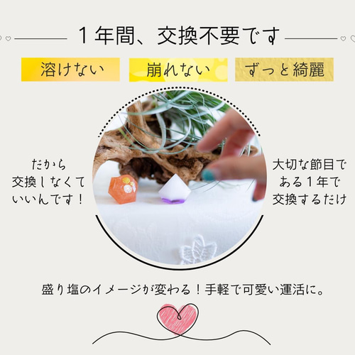 送料無料☆オルゴナイト 1個 ☆交換不要 盛り塩 2個 ☆八角皿 1枚 その他アート びなっち☆縁起物クリエーター 通販｜Creema(クリーマ)  12695864
