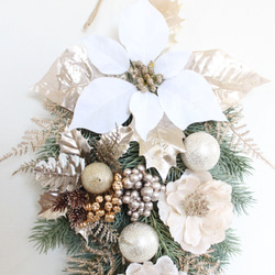 SALE♪「送料無料」クリスマススワッグリース 7枚目の画像