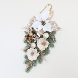 SALE♪「送料無料」クリスマススワッグリース 11枚目の画像