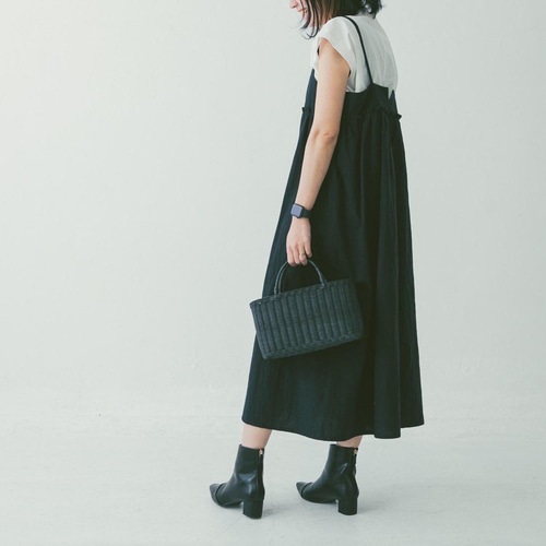 型紙】タック&ギャザーのキャミソール型ワンピース(FBOP-01)パターン