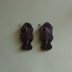 【純喫茶シリーズ】クリームソーダ ビーズ刺繍ブローチ 2枚目の画像