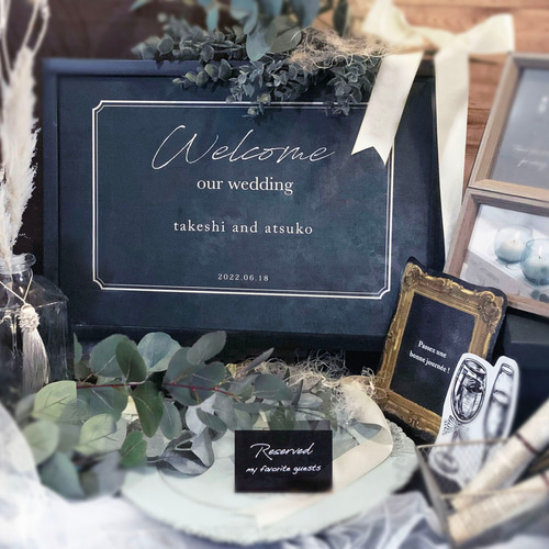 ボードオーダー込/ウェルカムスペース フルセット ウェディング