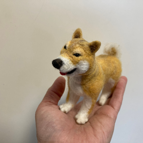 柴犬 羊毛フェルト ハンドメイド No.35 - メルカリ