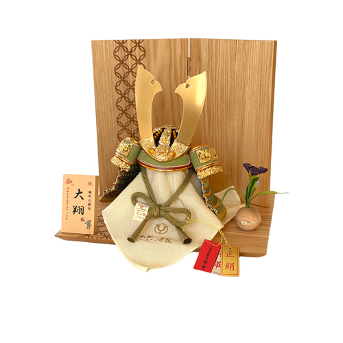 五月人形】【コンパクト】【端午の節句】【平台飾り】 松刀