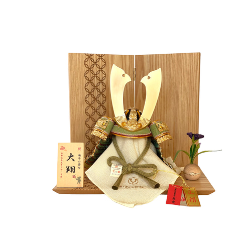 兜 屏風 台座 剣 弓 瑪瑙鑑定書 一式セット 5月人形 子供の日 兜 屏風 台座 剣 弓 瑪瑙鑑定書 一式セット 5月人形 子供の日