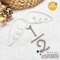 ゴールド刺繍ダブルフラワー♡ ベビーヘアクリップ 赤ちゃんヘア