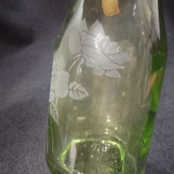 グラスリッツェン　蓋つきミルク瓶　薔薇 13枚目の画像