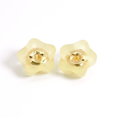 K18 ピアス ミラーボール 5mm ペア 18金 18k YG ゴールド ボール 