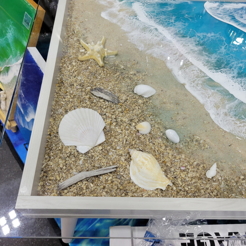 卸売 受注生産 海を感じる ビーチラグーン 海を感じるレジンテーブル センターテーブル・ローテーブル