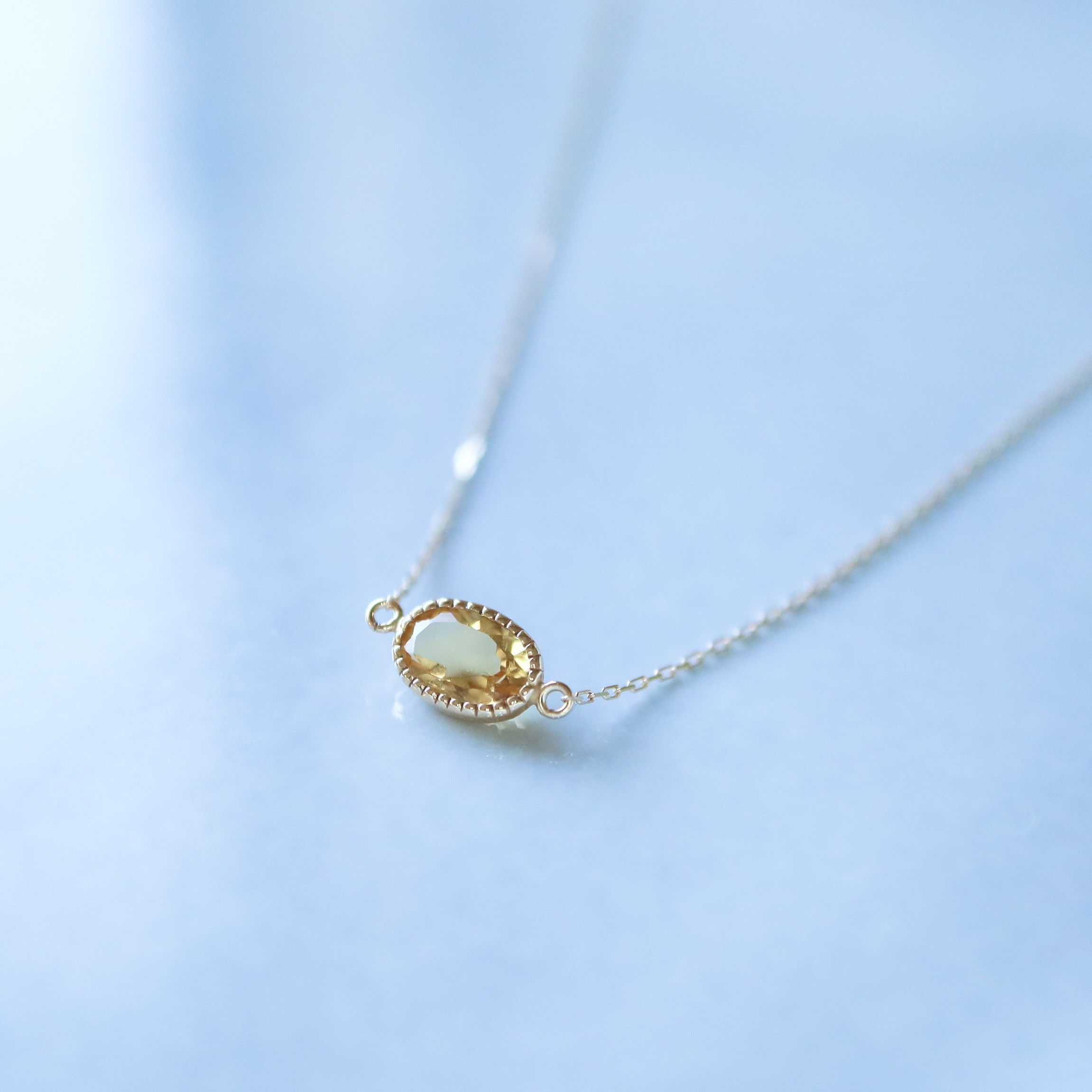 [Sot to] K10 ネックレス【シトリン】