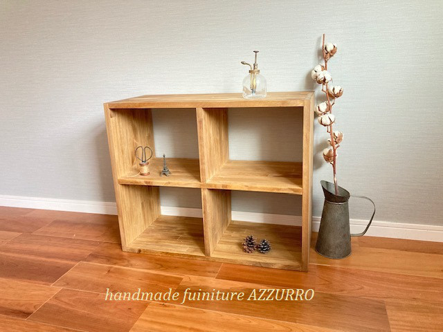 4マスシェルフ/本棚 /シェルフ /A4サイズ/ラック/収納