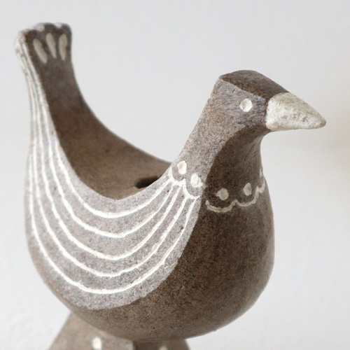 陶器製 花と鳥の一輪挿し カワセミ 鳥 花瓶 一輪挿し 陶器 ミニ 可愛い 置物 - メルカリ