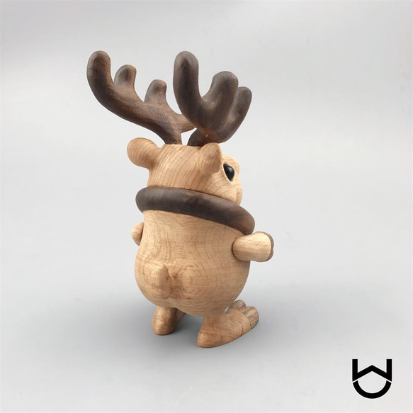 倔强的木头 木制 麋鹿 圣诞 礼物 第8張的照片