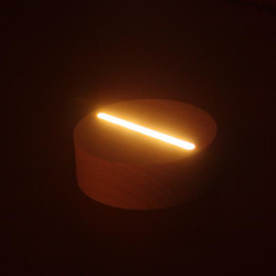 木の間接照明Ⅰ　Indirect lighting of wood 2枚目の画像