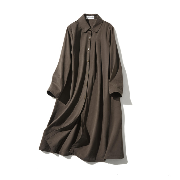 成人新標外套 適合秋冬 不鏽鋼領外套 深棕色 211006-1 第2張的照片