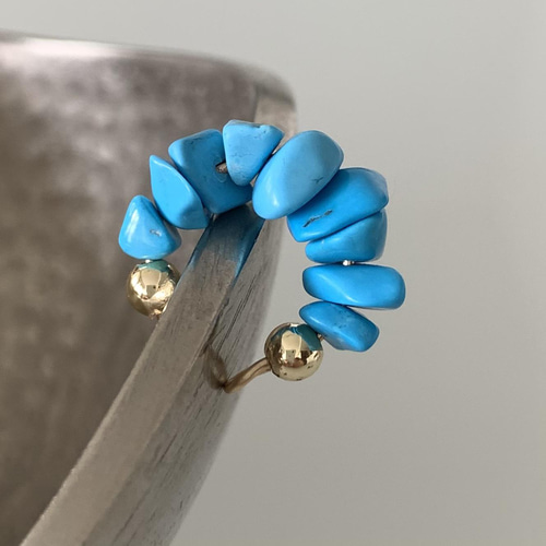 オーダーパーツ(イヤーカフAタイプさざれ石)　ハンドメイド　レジン　1点399円 オーダーパーツ(イヤーカフAタイプさざれ石) ハンドメイド レジン 1点