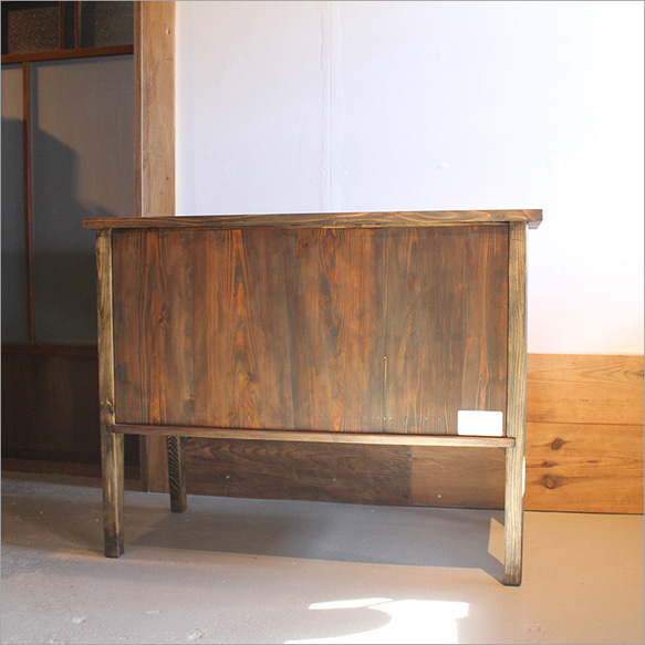 古材 チェスト アンティーク キャビネット 木製 無垢材 和箪笥 収納 和風 飾り棚 和モダン 昭和レトロ 家具 古民家 古材