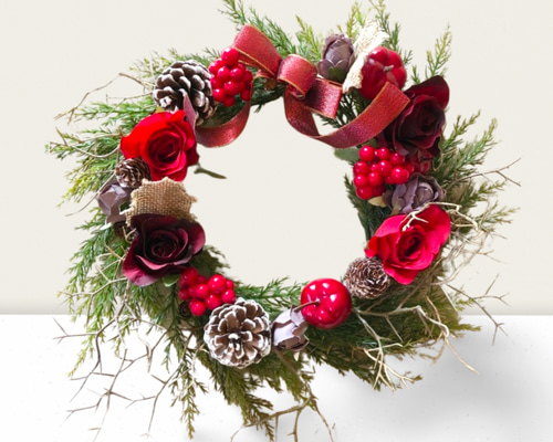 真っ赤なクリスマスリース 4563cf3e42ce88ce7d15b691bb8cb9