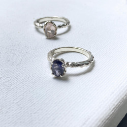 ローズクオーツのリング【Melty ring＜oval Rose quartz＞】 16枚目の画像