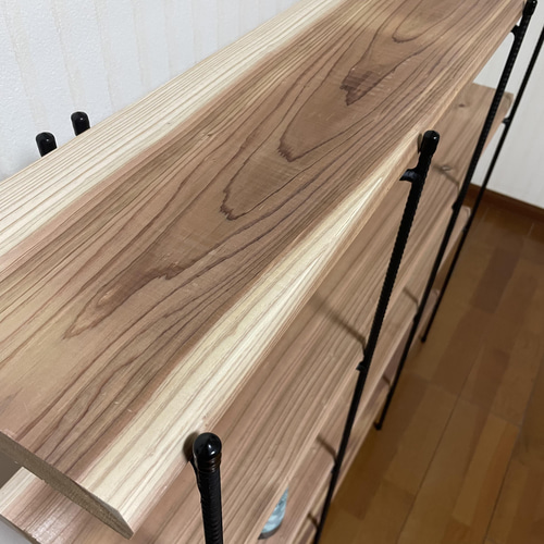 大人気‼️ 手作りアイアン家具 折り畳みラック 西海岸インテリア 幅150cm 手作りアイアン家具 折り畳みラック アンティーク 西海岸