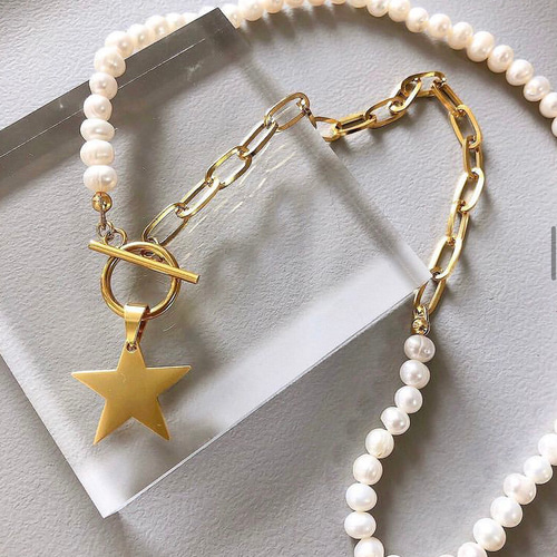 1点限定！ oyster baroque pearl necklace ネックレス・ペンダント 