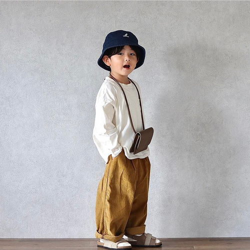 特集掲載】フレンチコーデュロイのふんわり幅広パンツ《 80・90・100 