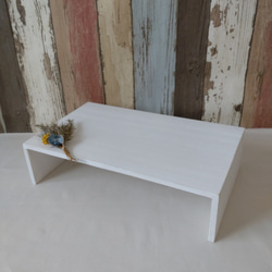 木製 コの字ラック 水槽台 ハンドメイド カフェベンチ イス☆お好みの