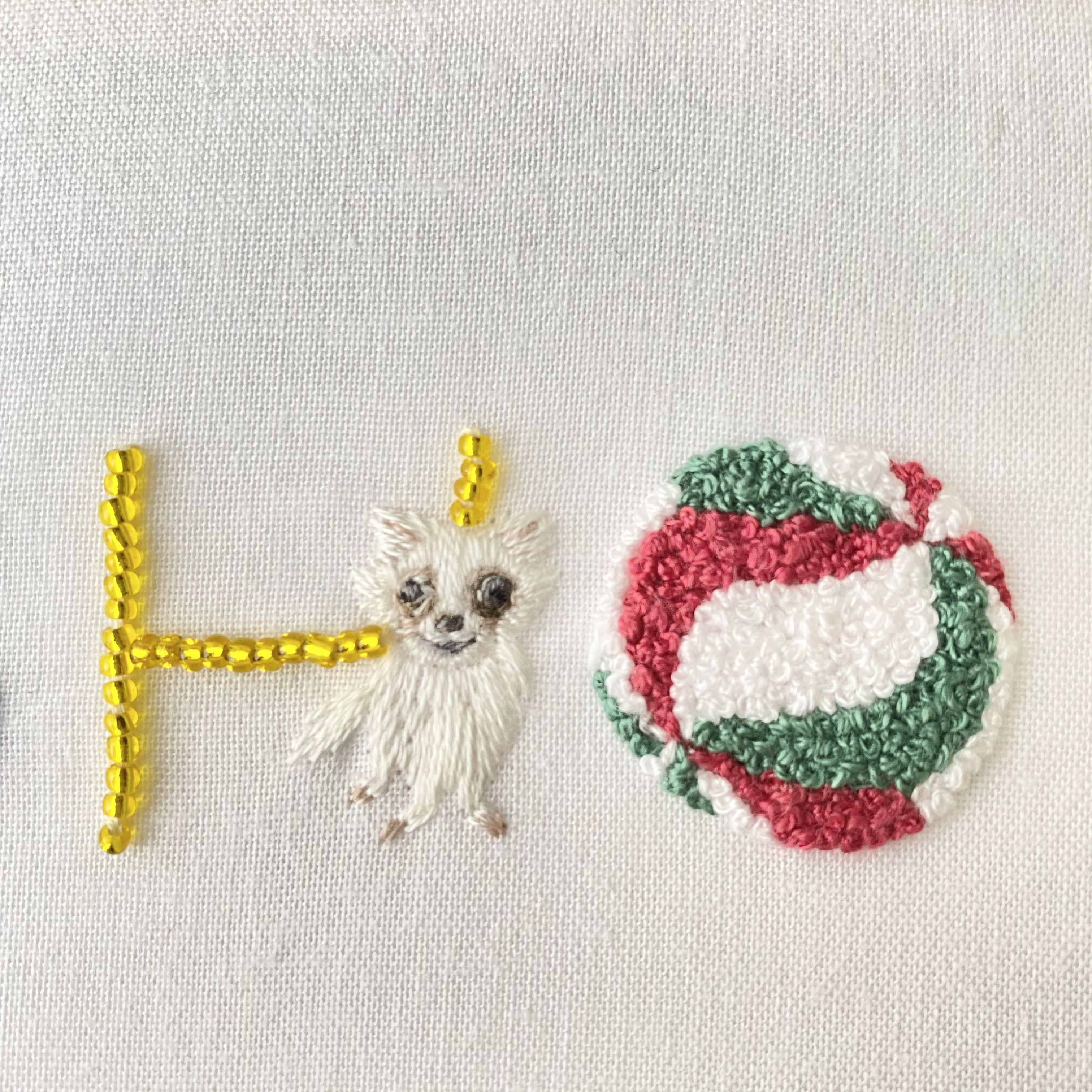 命名書　刺繍　A5サイズ　受注製作　ネームボード　ベビーボード　バースボード