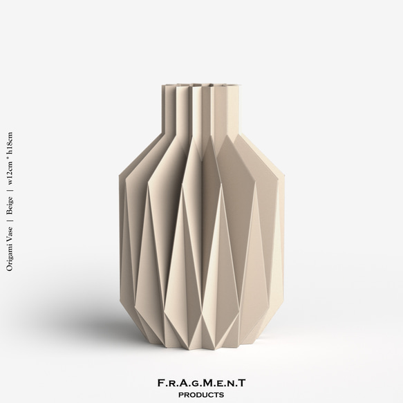 【10色展開】Origami Vase / ドライフラワー用花瓶  / オリジナルギフト 6枚目の画像