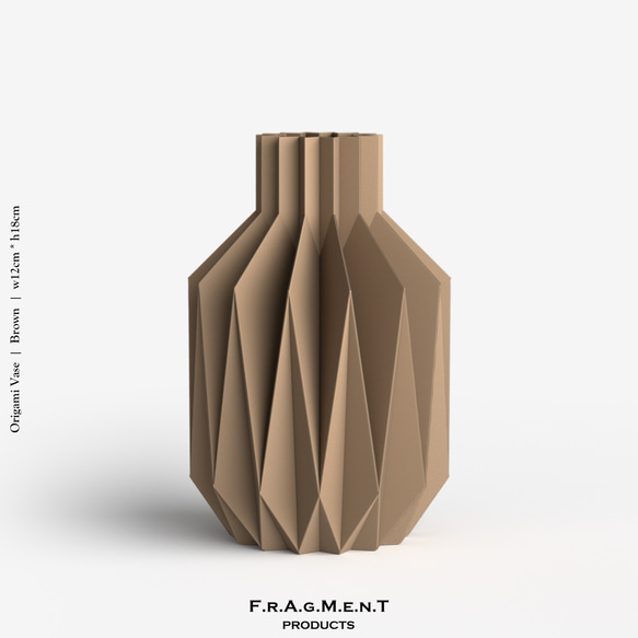 【10色展開】Origami Vase / ドライフラワー用花瓶  / オリジナルギフト 7枚目の画像