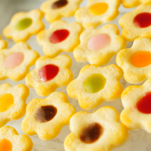 大量パック）フラワージャムクッキー大 20～60枚 発送目安：3