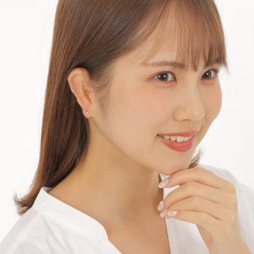 男性に人気！ 本真珠】プラチナ一粒パール pt900 アコヤ真珠 2.5-3ミリ ピアス アクセサリー