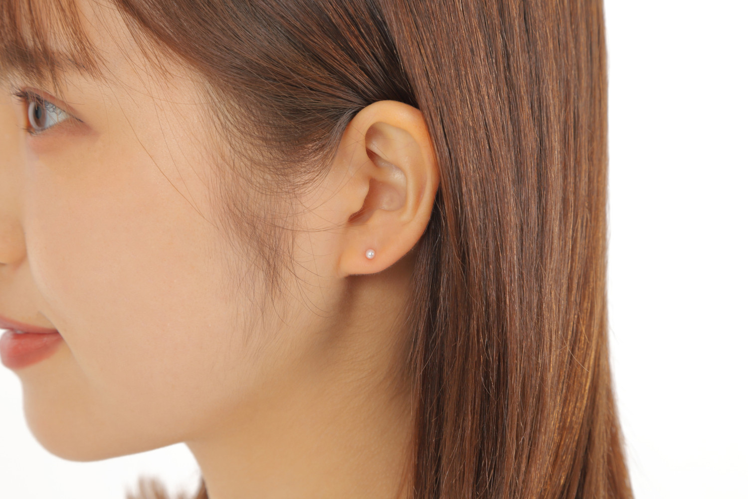 本真珠】一粒パールピアス 2.5-3ミリ ベビーパール あこや真珠