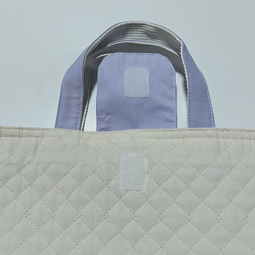 森の動物マチありキルティングレッスンバッグ『フリル北欧風 On the