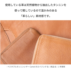 コンパクトで使いやすい 三つ折り財布 スキミング防止 本革 ラウンドファスナー 小銭入れ HAW031 17枚目の画像