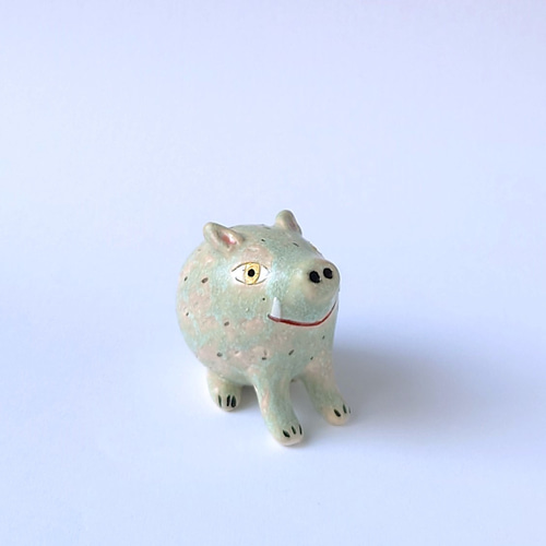 勇気と元気をもらえそうなイノシシさん（亥）干支ミニ置物 陶器 その他
