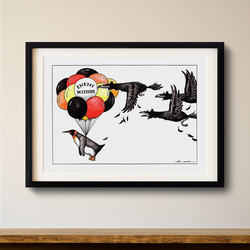 アートポスター No.74《 ENEMY WITHIN 》 イラスト kei saito 通販