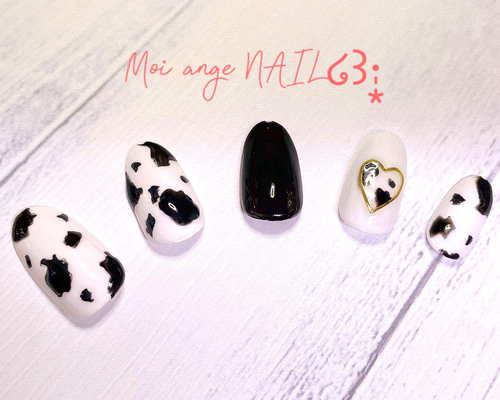 うし柄ネイル ネイルチップ（つけ爪） Moi ange NAIL 通販 12737995