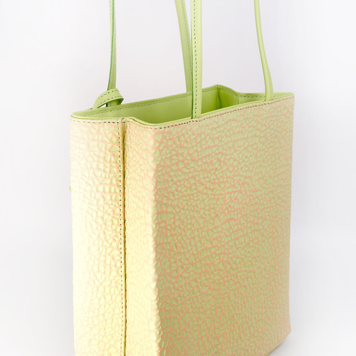 【オーダー】◇本革◇ぷっくり♪リアルメロンなトートバッグ☆ メロンなハンドバッグ（牛革製） ハンドバッグ EARL'S FAVOURITE