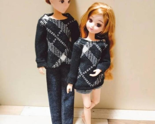 はるとくん 長袖 トレーナー ニット トップスリカちゃん彼氏 ボーイ 