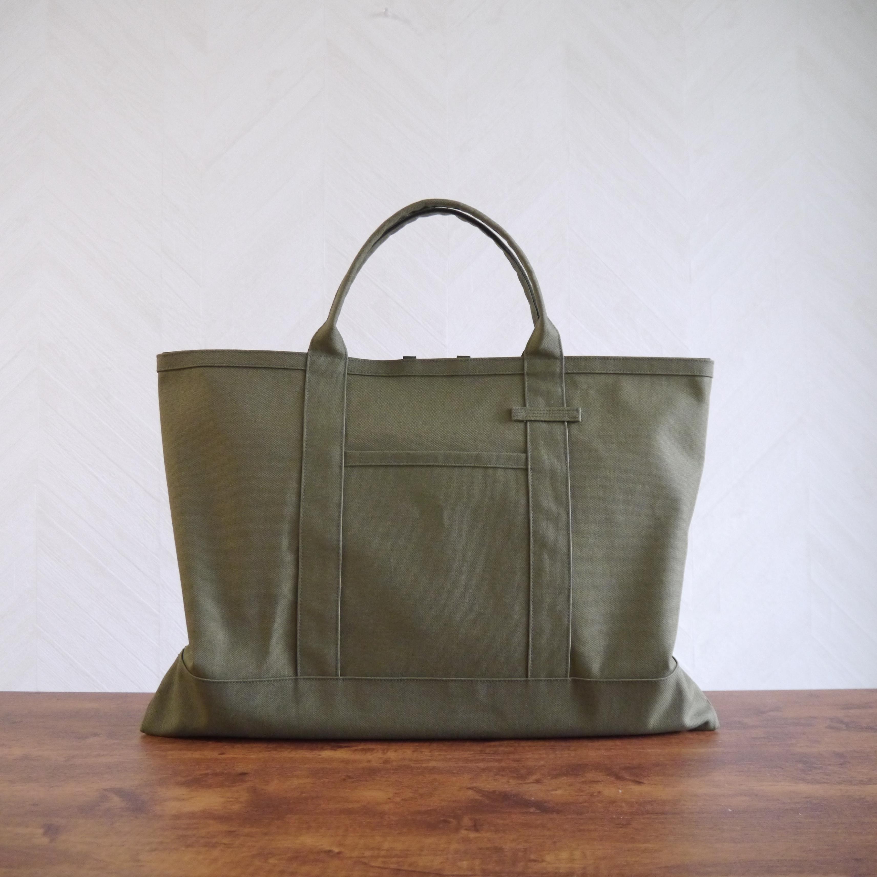 ◆早割◆ずっと使えるレッスンバッグ・M・持ち手共布・無地・帆布・幼稚園・小学校・オプションでループ付け