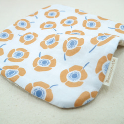 ふわもこハンカチ｜アネモネ-Anemone-｜L・20×20cm｜8重ガーゼハンカチ｜花柄｜北欧｜ギフト｜ハンドタオル 6枚目の画像