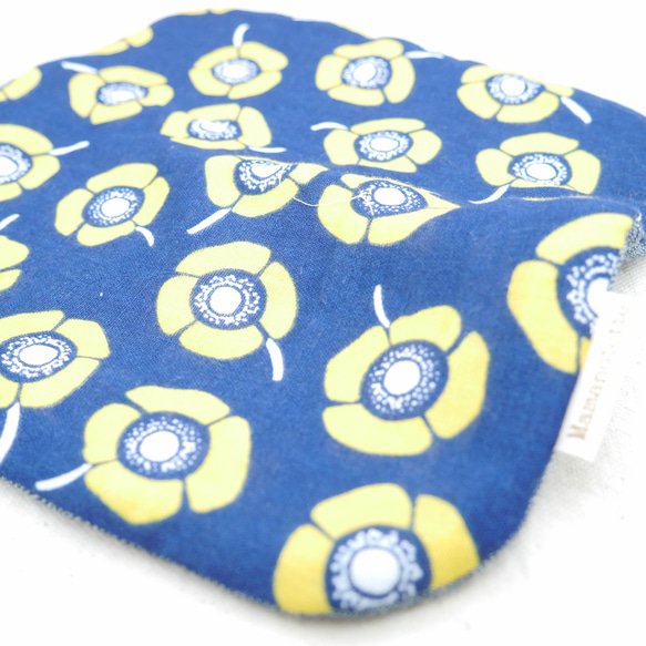 ふわもこハンカチ｜アネモネ-Anemone-｜L・20×20cm｜8重ガーゼハンカチ｜花柄｜北欧｜ギフト｜ハンドタオル 8枚目の画像