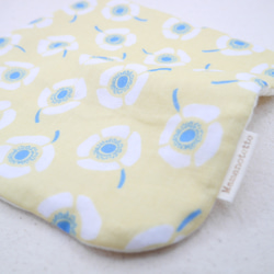 ふわもこハンカチ｜アネモネ-Anemone-｜L・20×20cm｜8重ガーゼハンカチ｜花柄｜北欧｜ギフト｜ハンドタオル 7枚目の画像